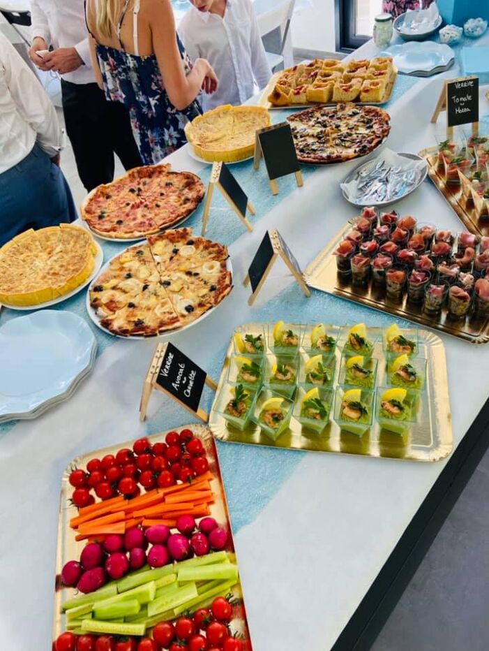 Buffet pour un évènement privé à domicile