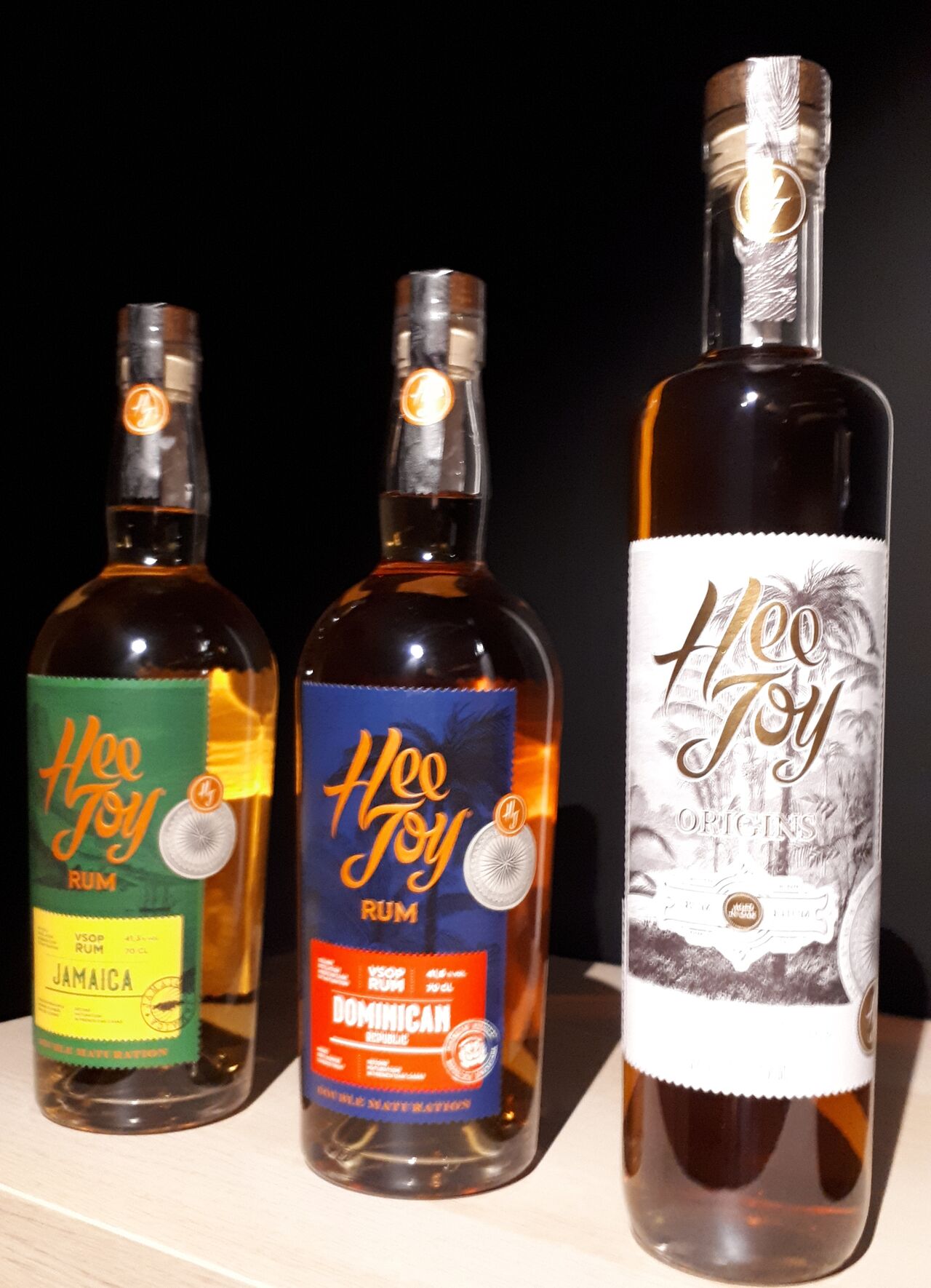 une partie de notre gamme de rhum