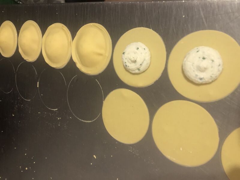 Gros ravioli à la brousse 