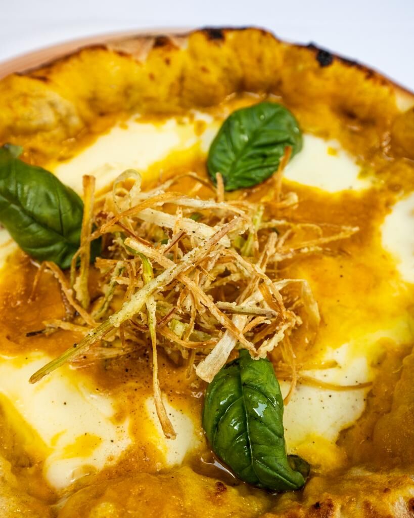 PIZZA PESCE & FARINA VERDURA 