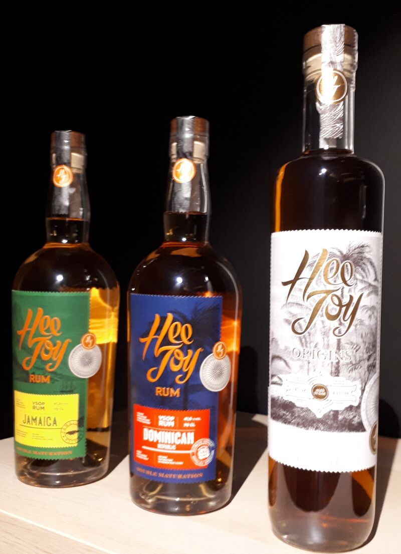 une partie de notre gamme de rhum