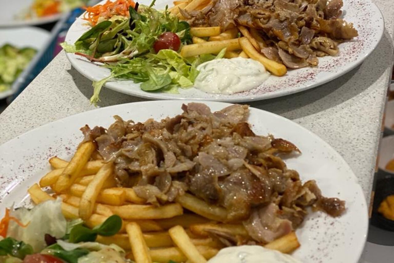 Assiettes Kebab.