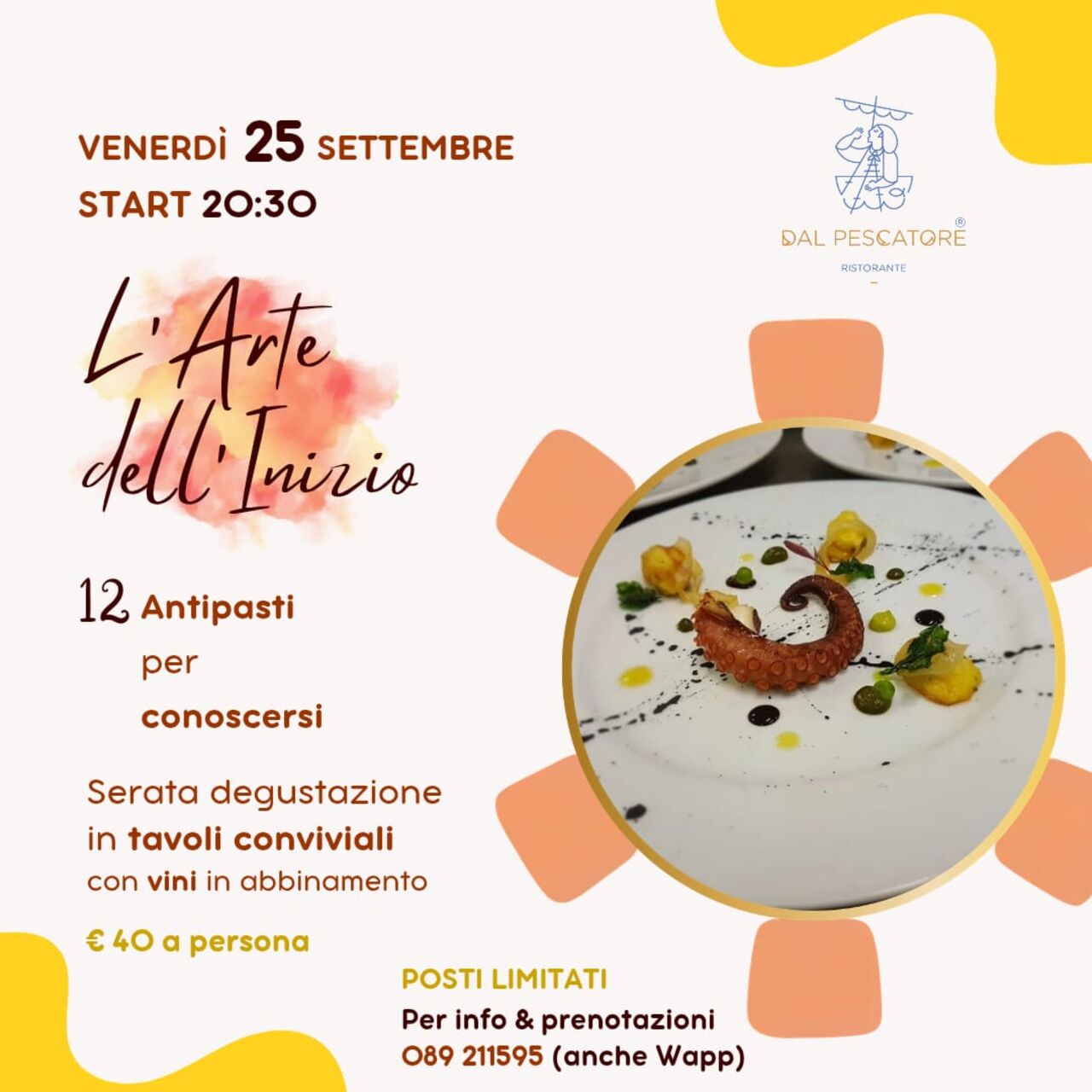 L'ARTE DELL'INIZIO: 12 ANTIPASTI PER CONOSCERSI