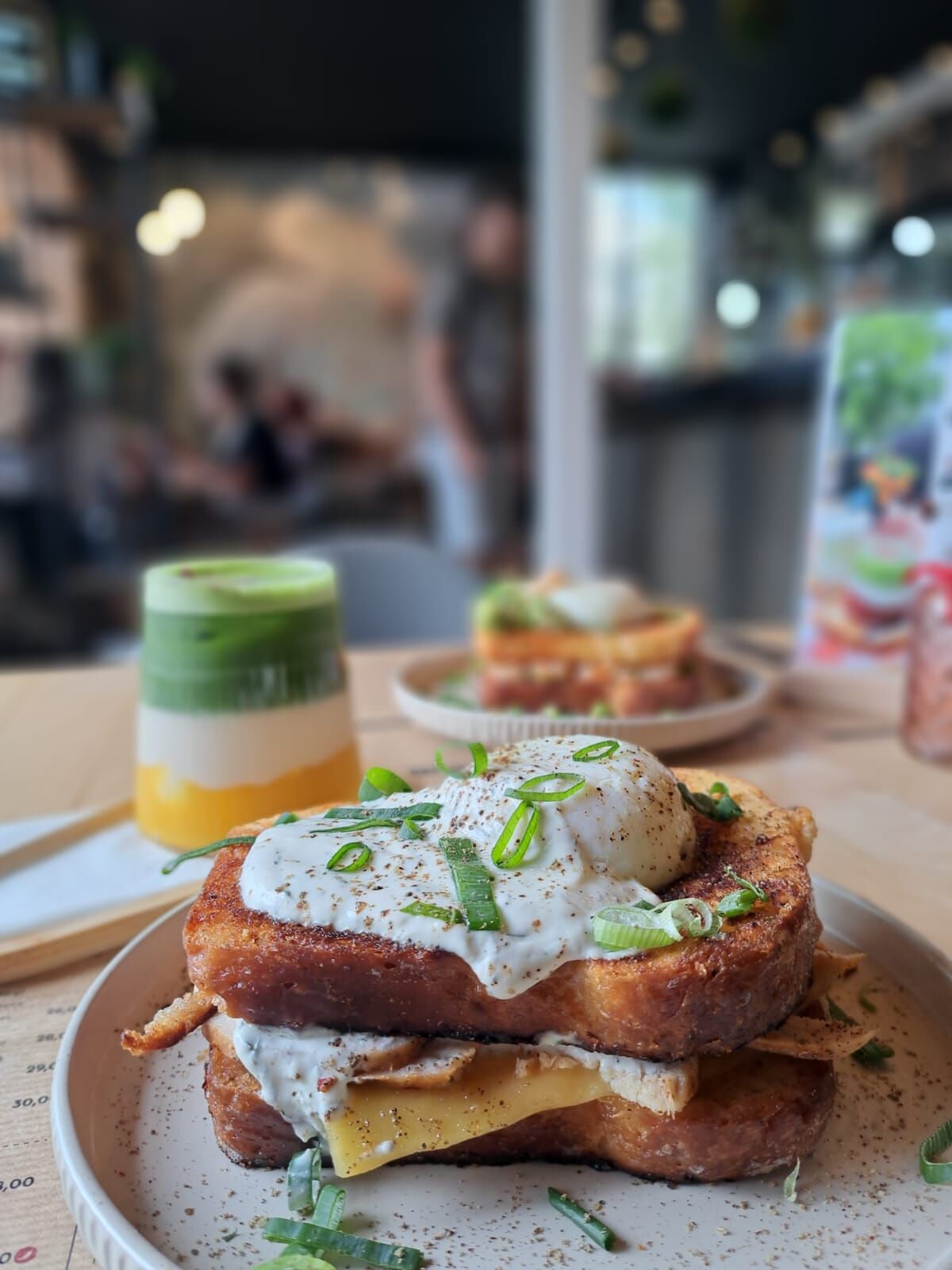 Croque madame z kurczakiem