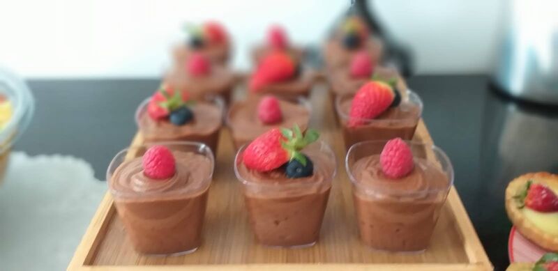 Verrine de mousse au chocolat