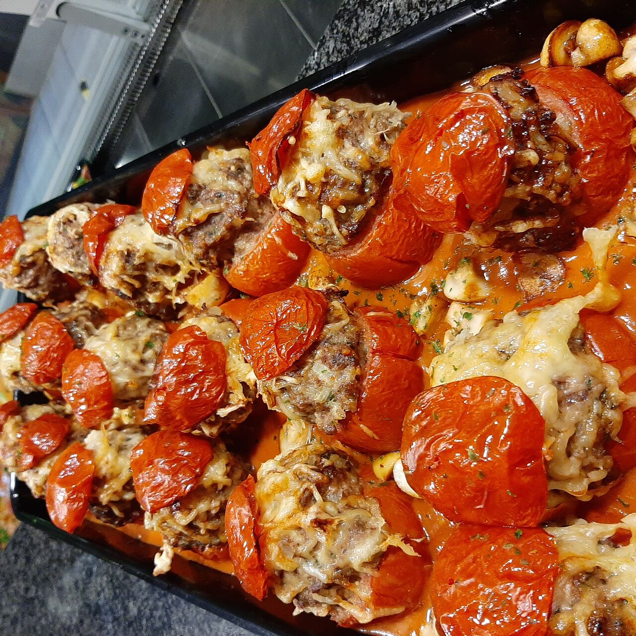 Opgevulde tomaten