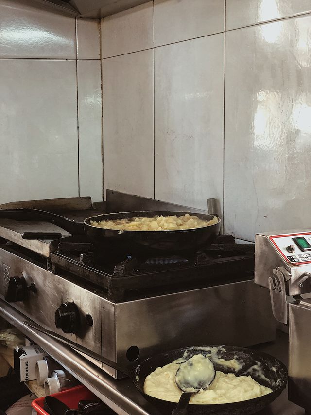 ¡Tortilla de patata en proceso!
