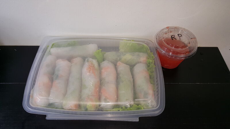 Rouleau de printemps 2.50€ TTC / la pièceSur Cde