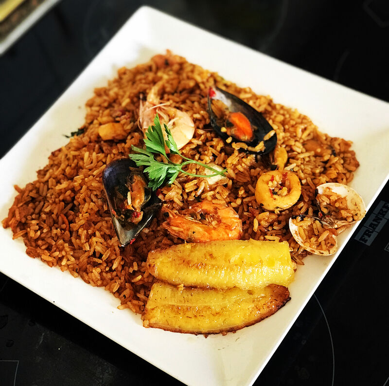 Arroz con mariscos 