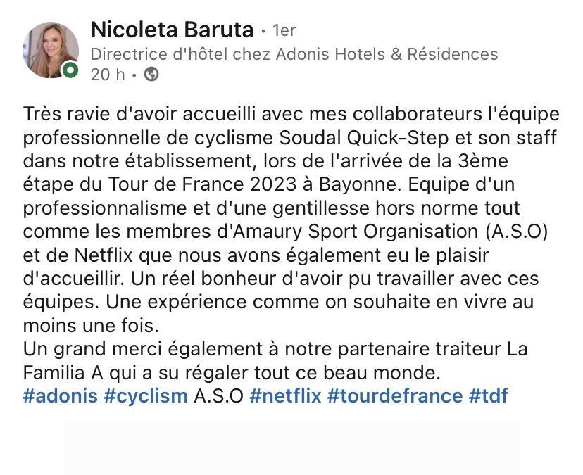 Le tours de france 2023 à bayonne 