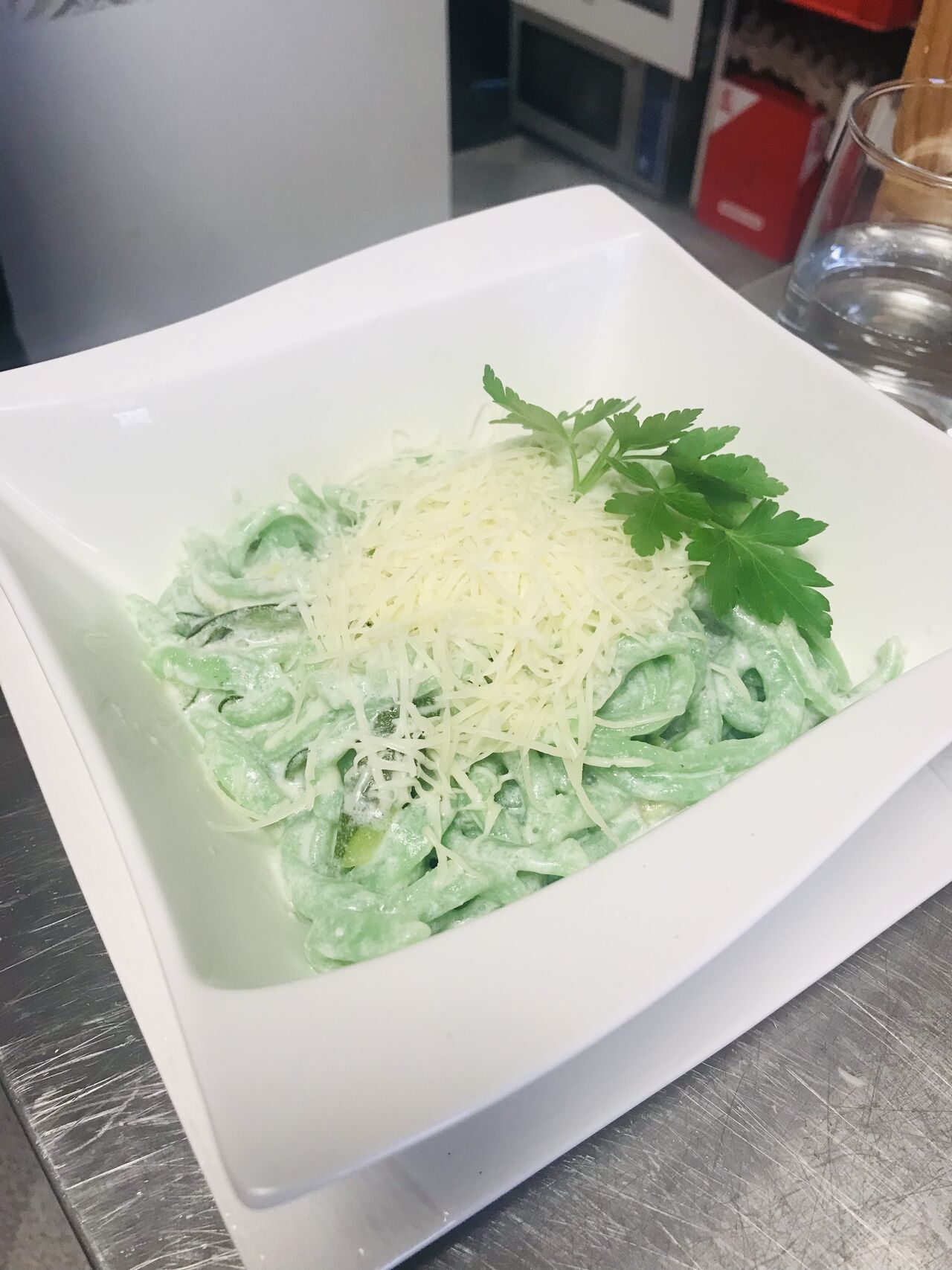 Špenátové dom. tagliatelle 