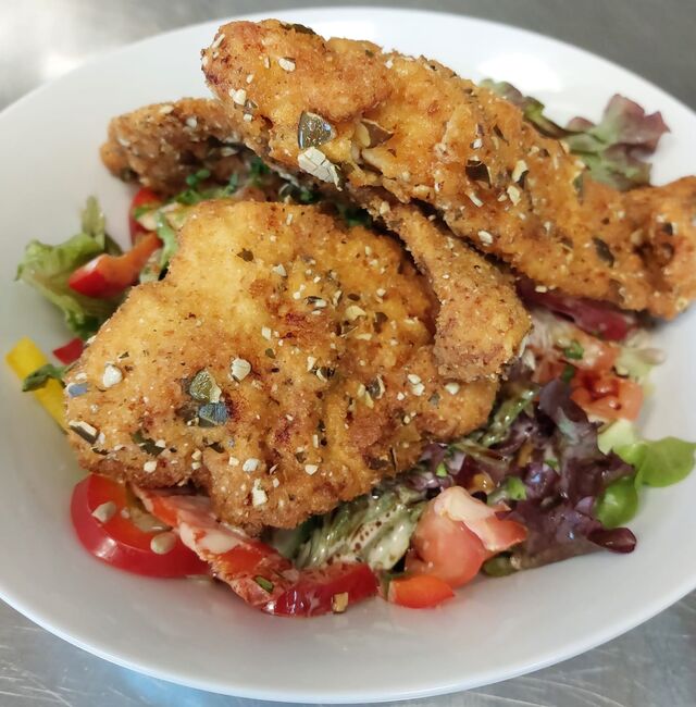 Backhendlsalat