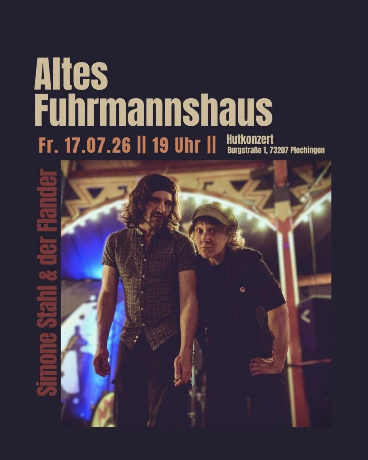 17.07.26, Freitag ab 19:00 Uhr (Vorband für Bellawohl)