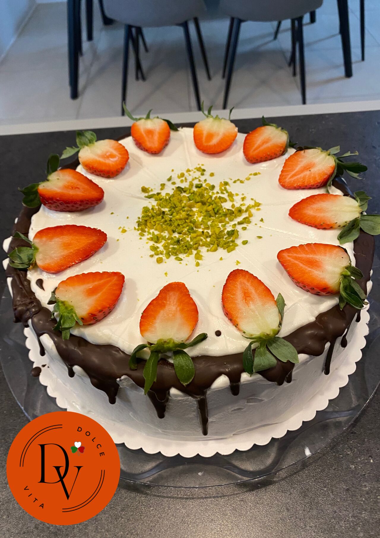 Schicht-Torte mit Schokocreme
