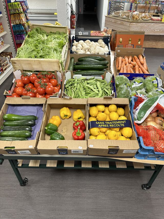 Rayon de fruits légumes