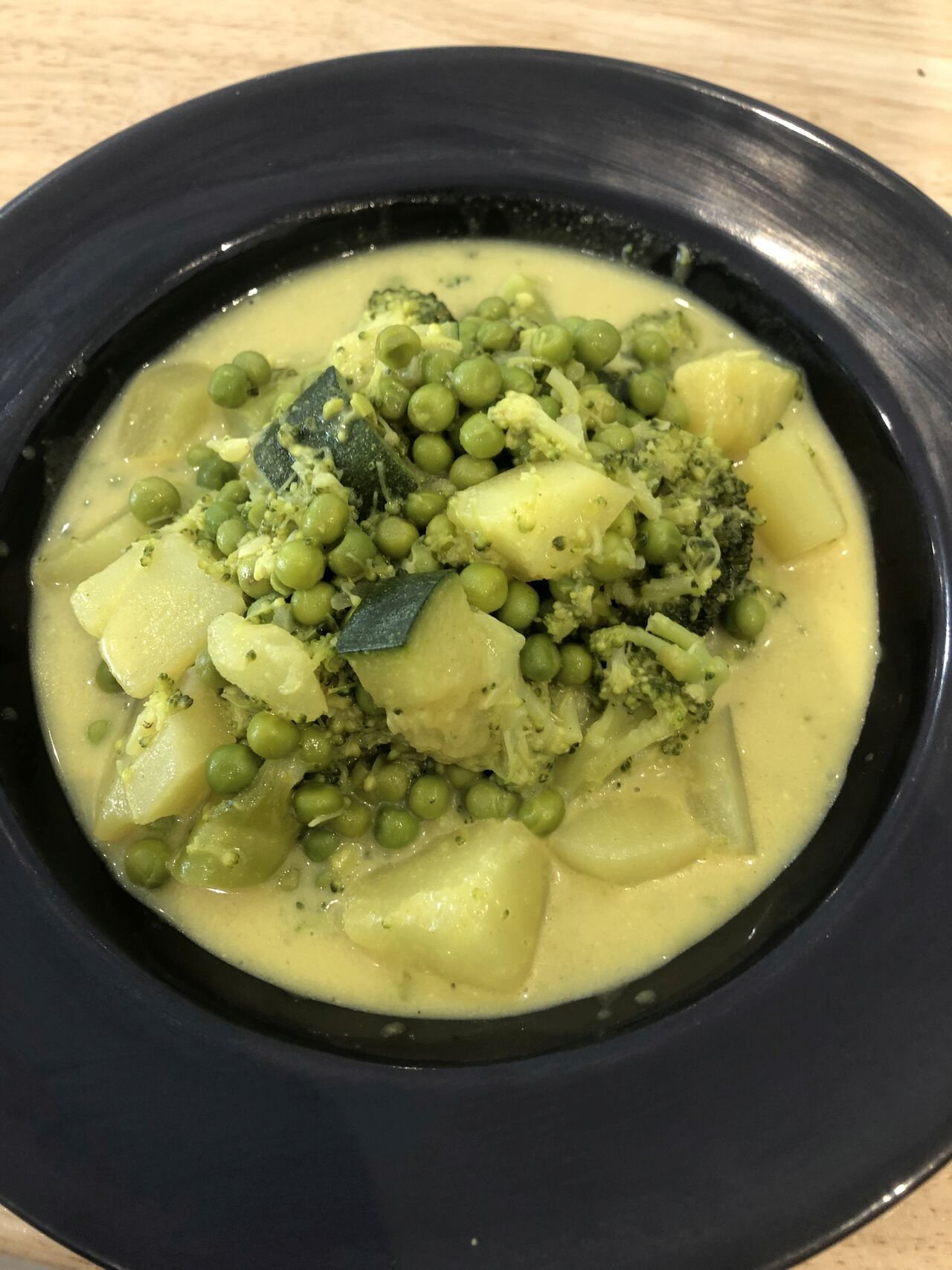 Curry de légumes verts