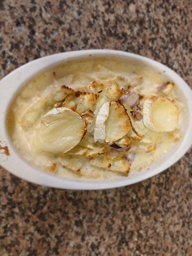 GRATIN DE RAVIOLES AU CHEVRES 