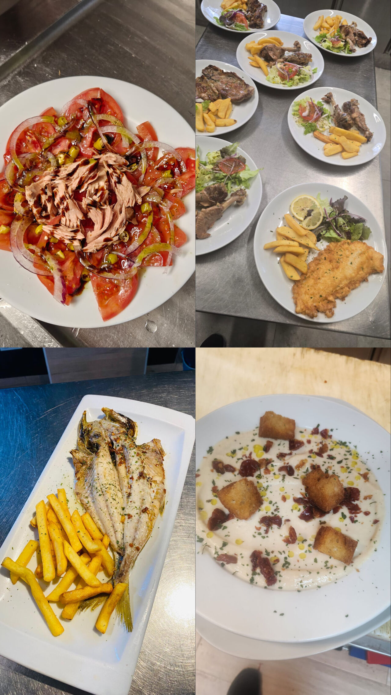 Menús diarios y fin de semana