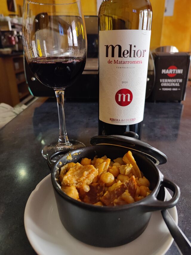 Garbanzos con callos