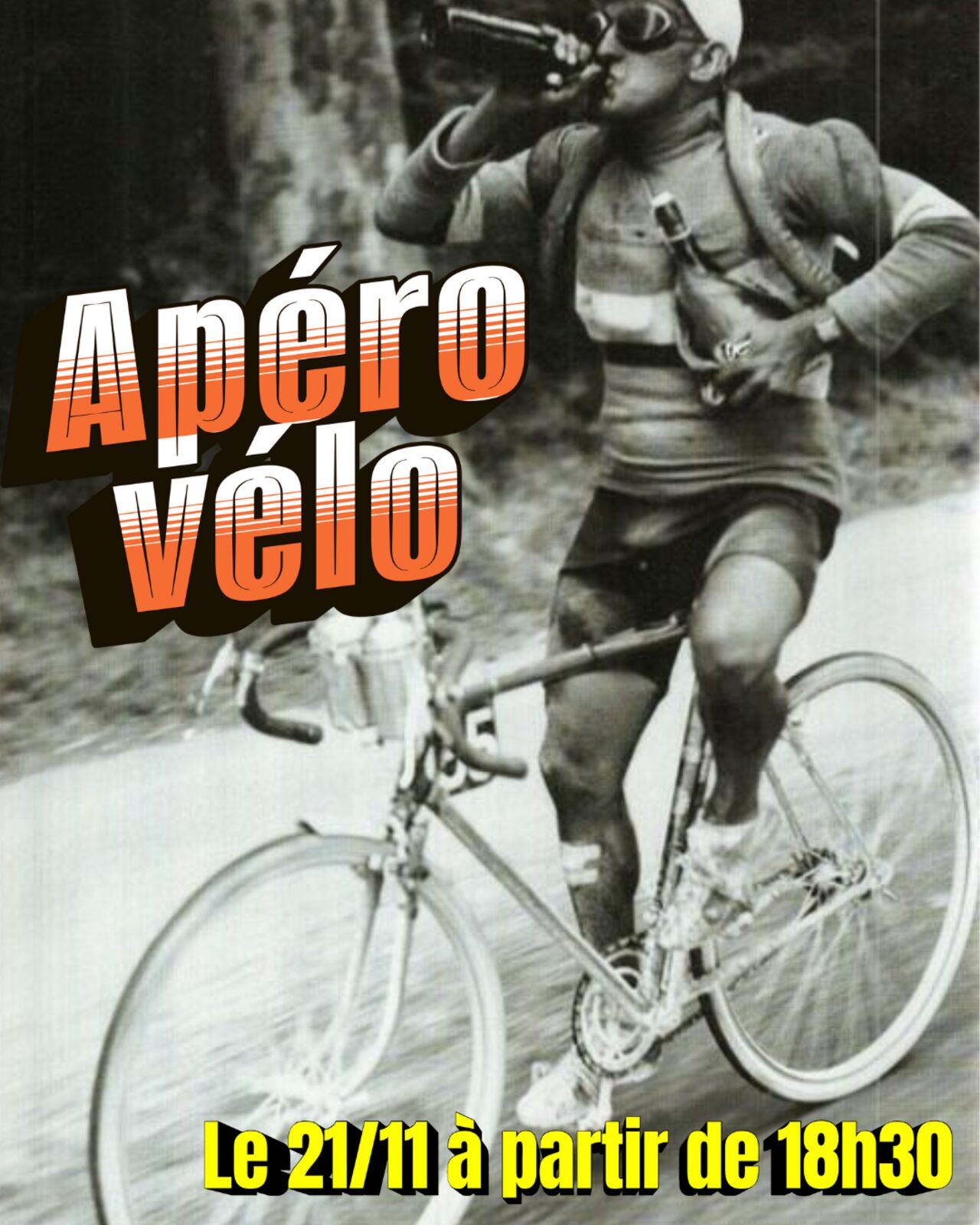 Apéro vélo vendredi 12 décembre de 18h à 21h