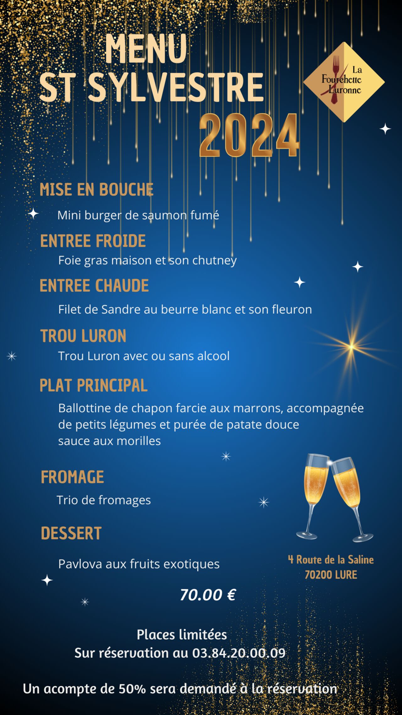 REVEILLON DE LA ST SYLVESTRE