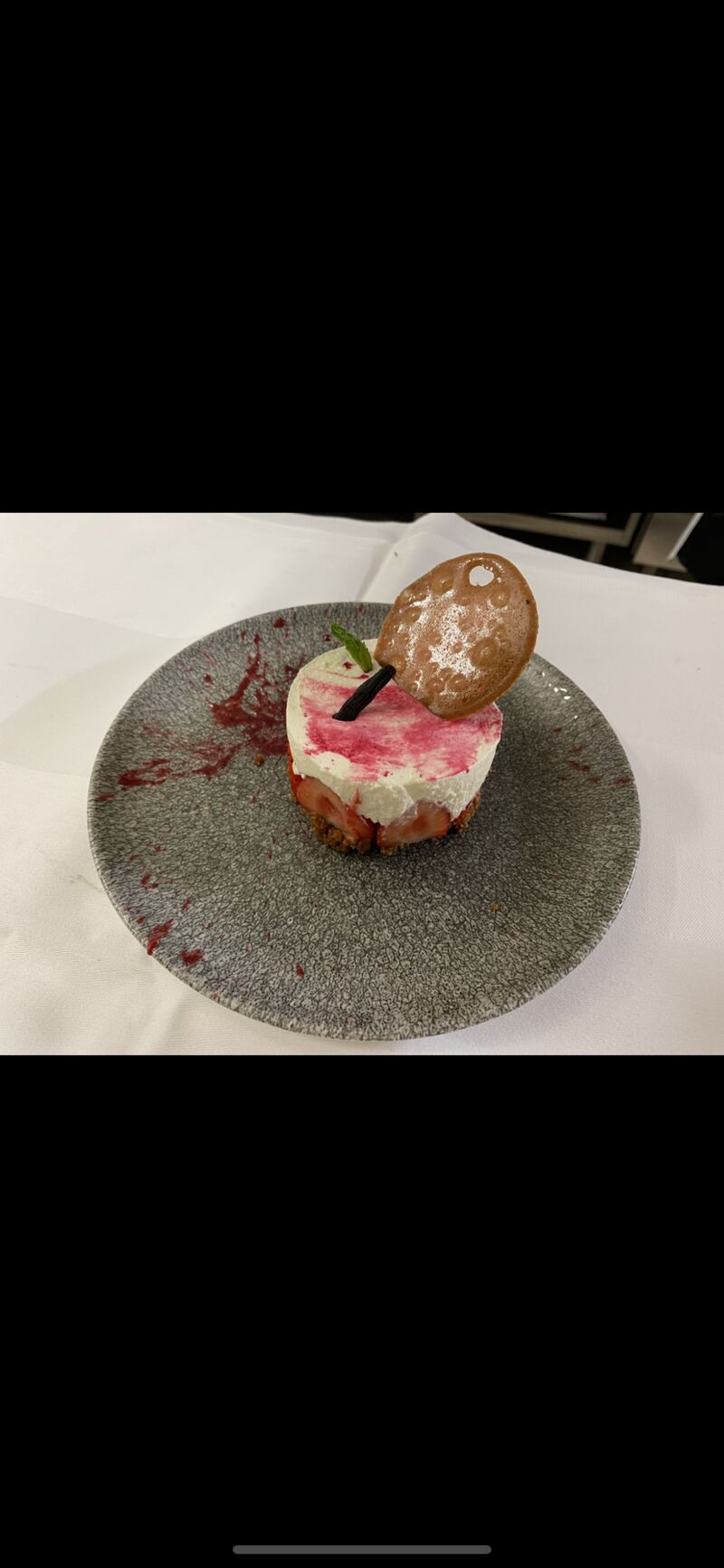 Fraisier speculos mascarpone 