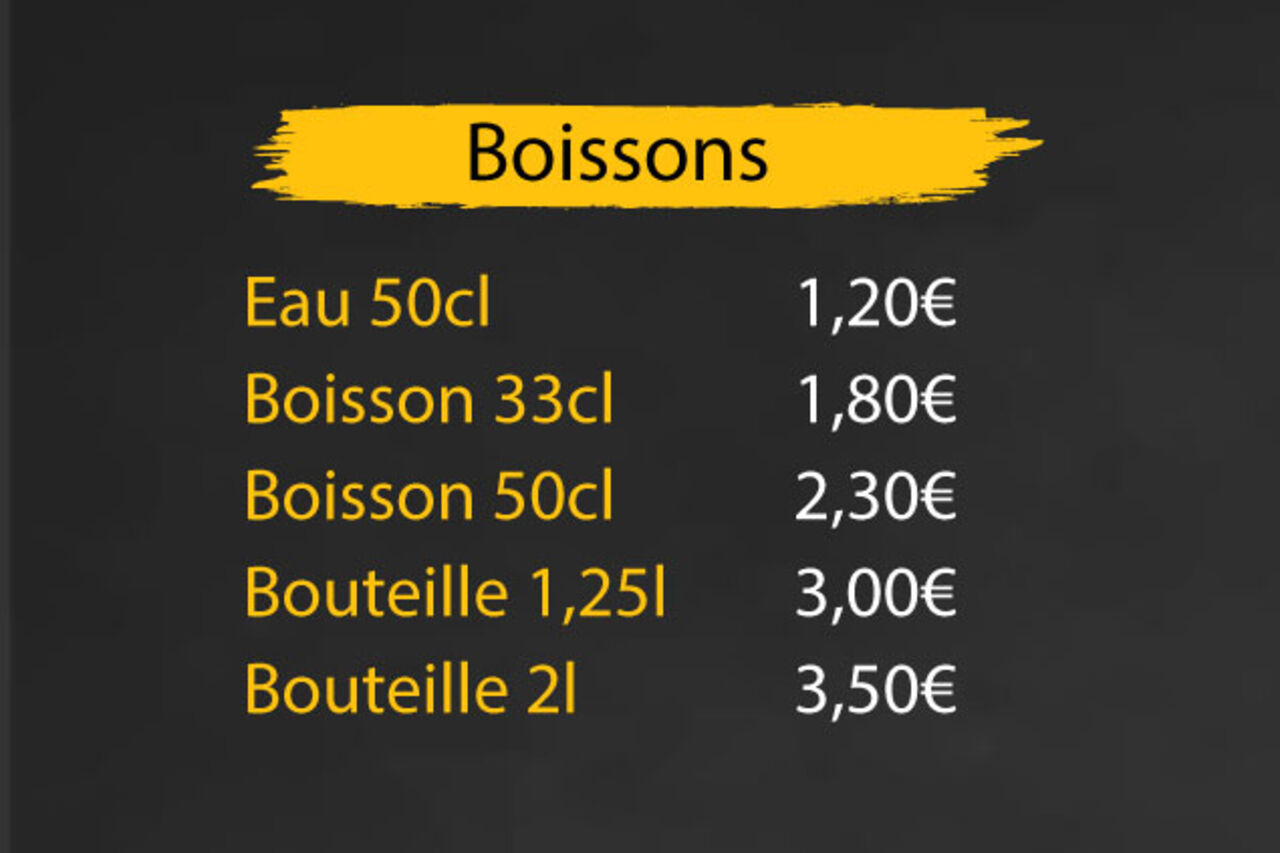 Nos boissons