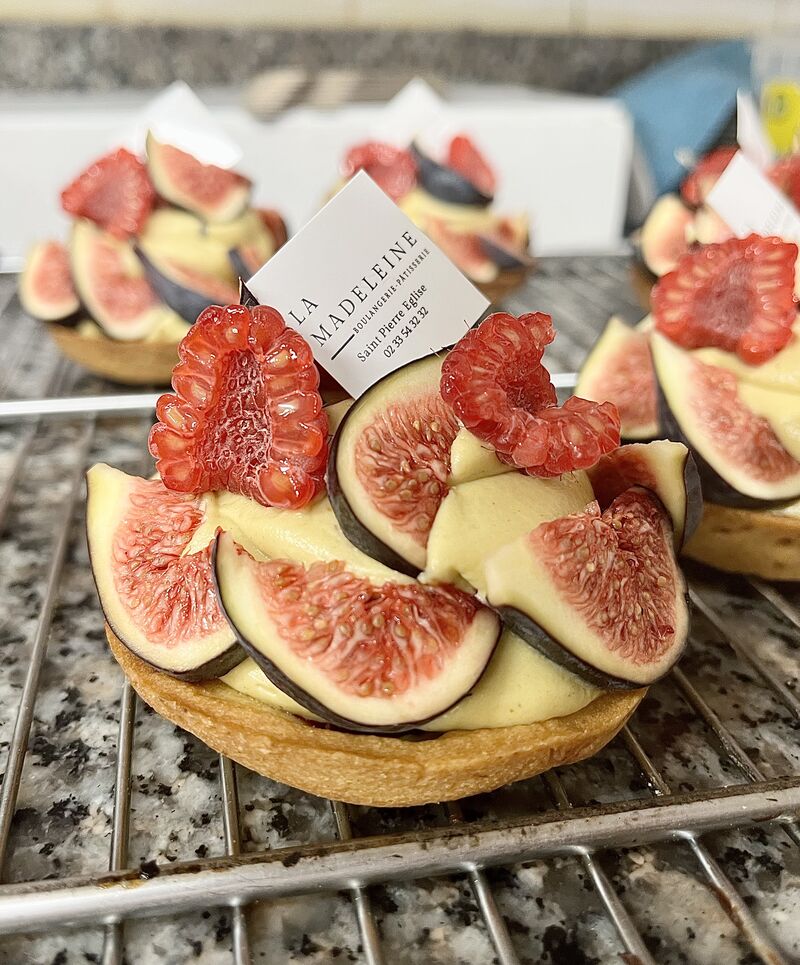 Tarte figue pistache