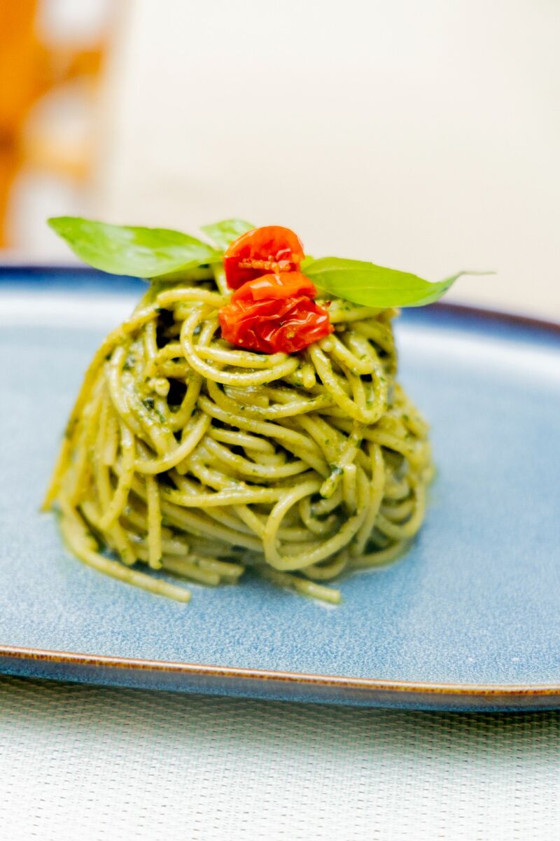 Spaghetti al pesto