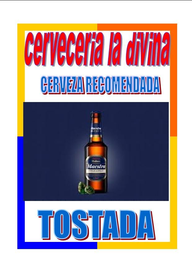 CERVEZA RECOMENDADA