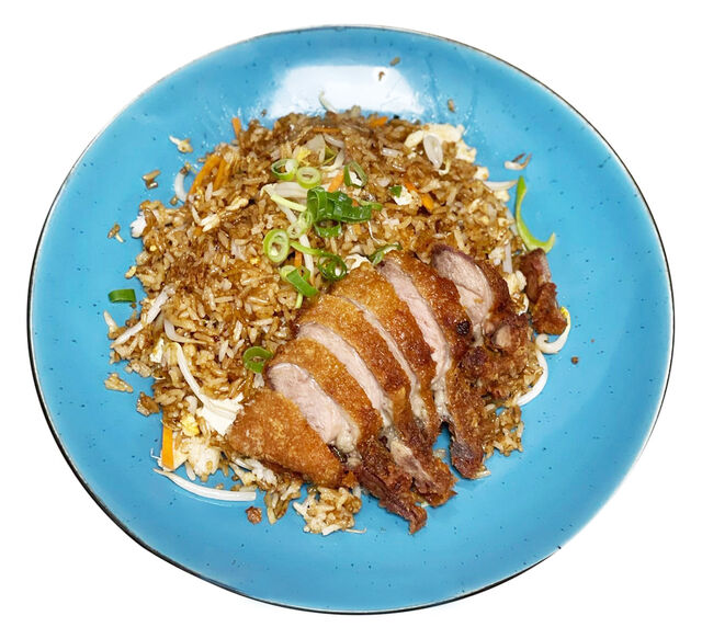 Eierreis mit Ente Kross