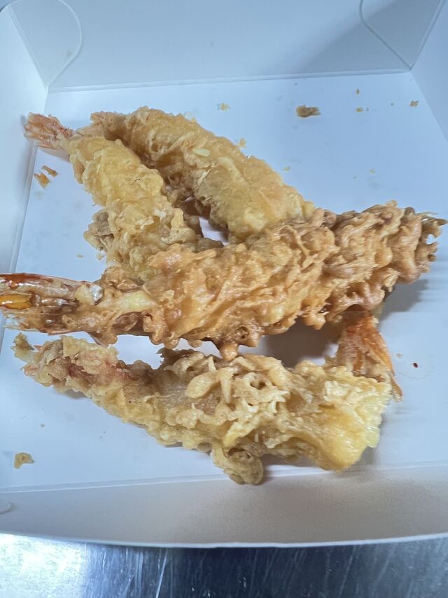 Crevettes tempura