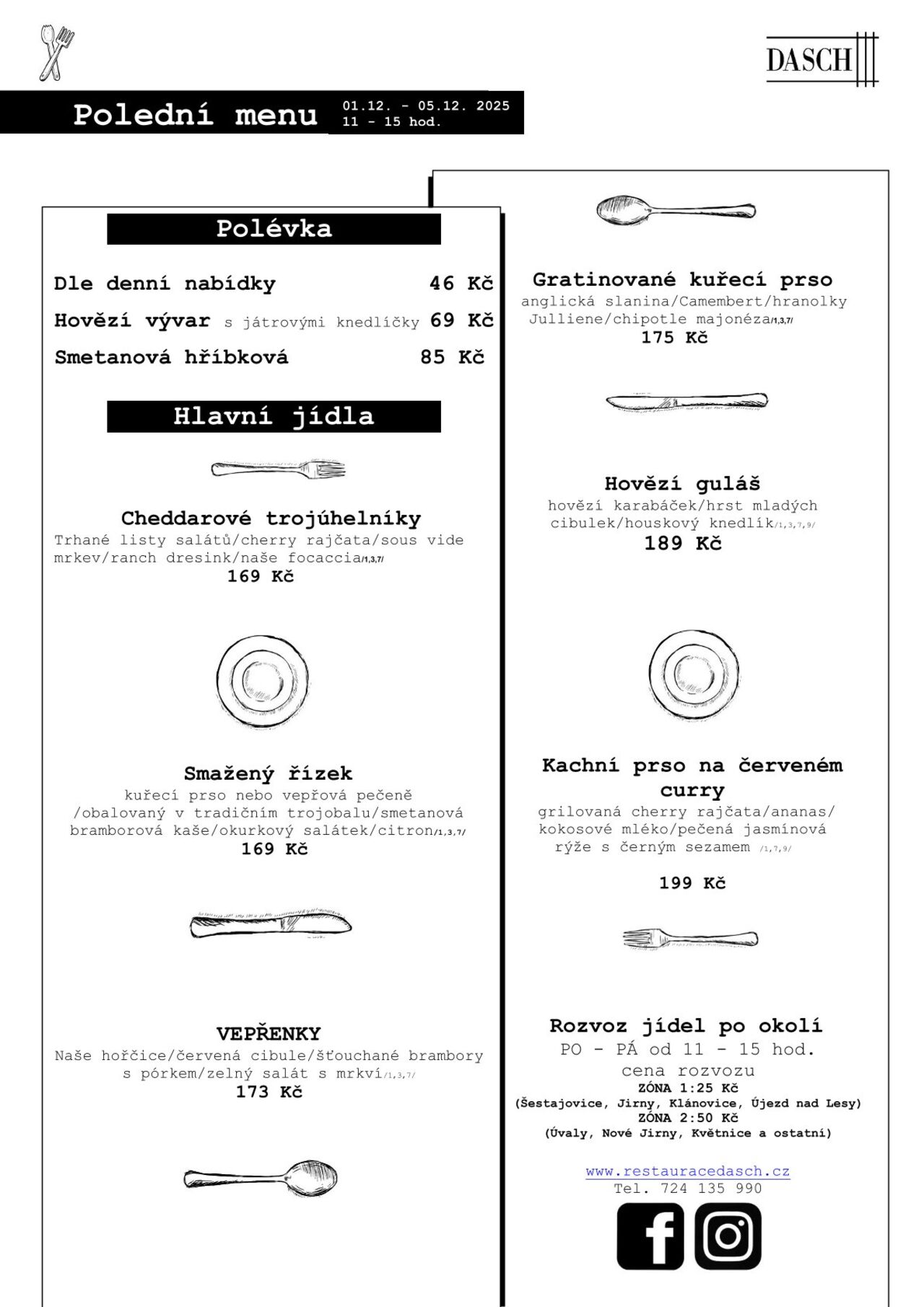 Polední menu