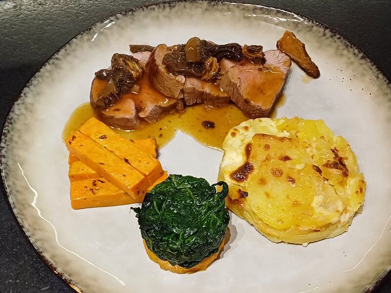 filet de veau aux morilles