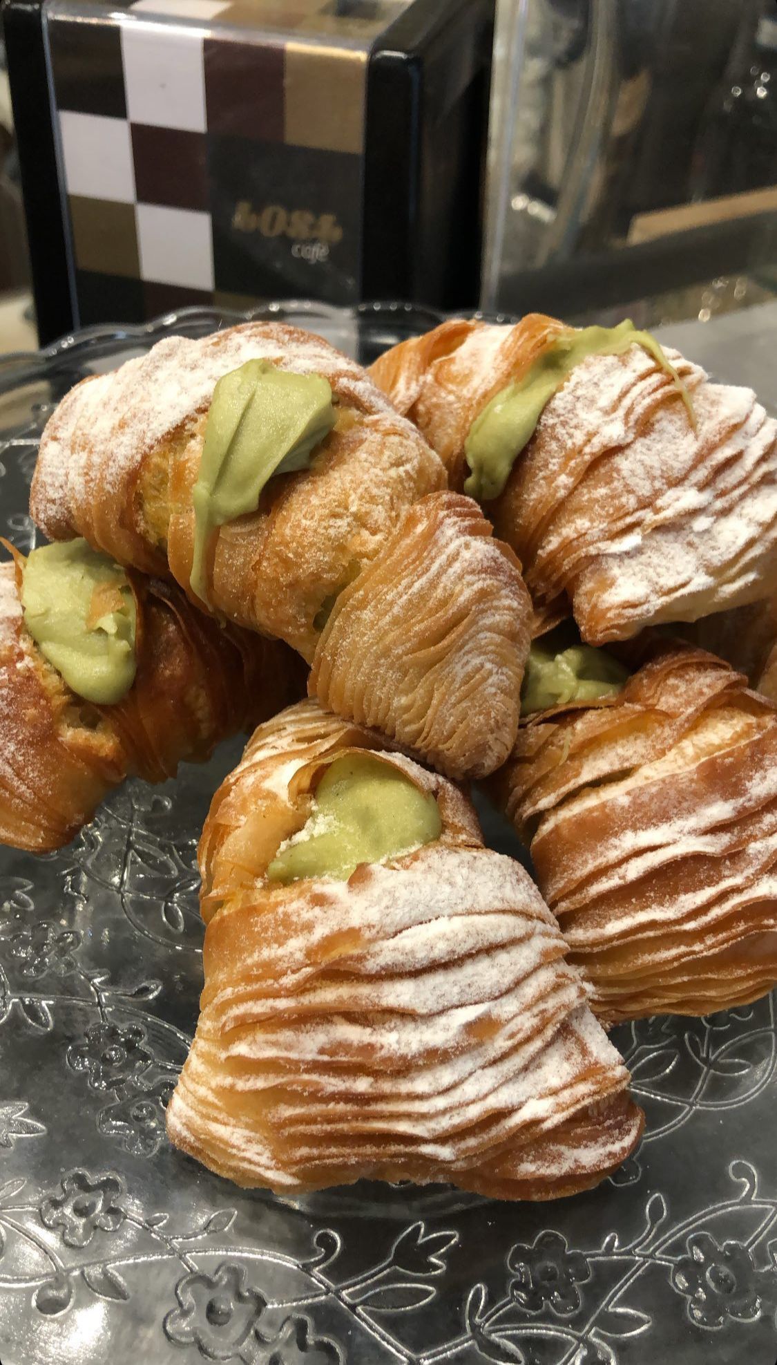 Aragostine al pistacchio