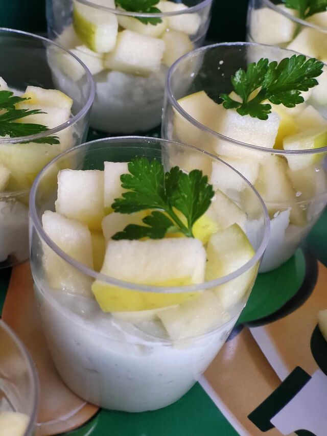 Verrine Pomme Roquefort