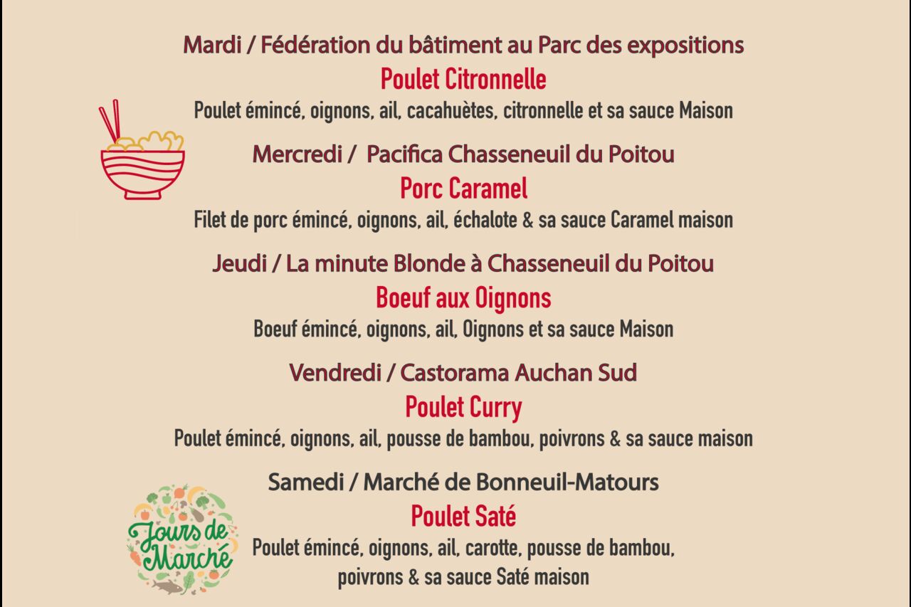 Semaine du 13 juin au 17 juin 2023