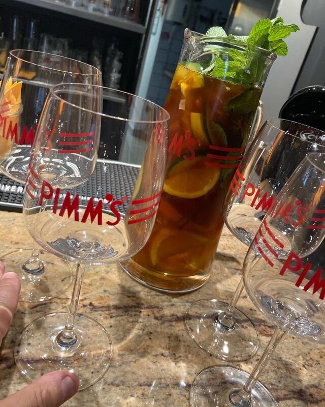 Cocktail en préparation