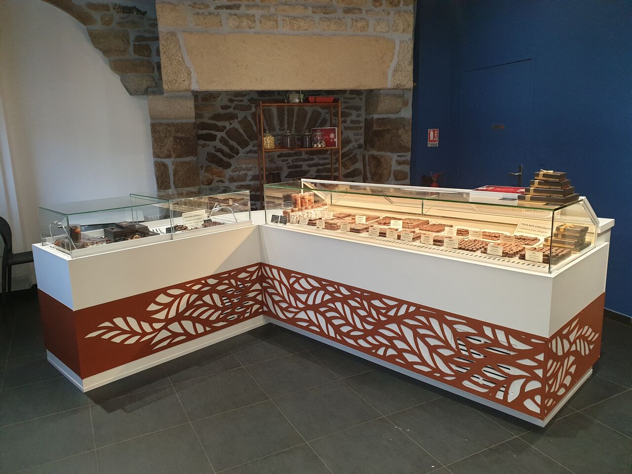 vitrine chocolaterie