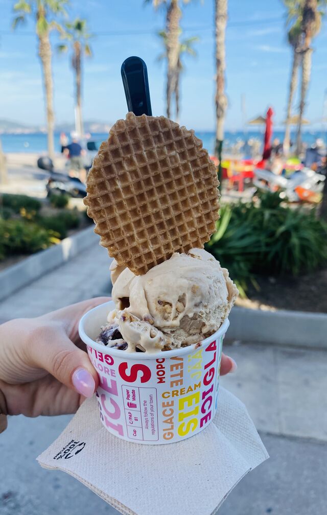 Glace noisette au lait bio