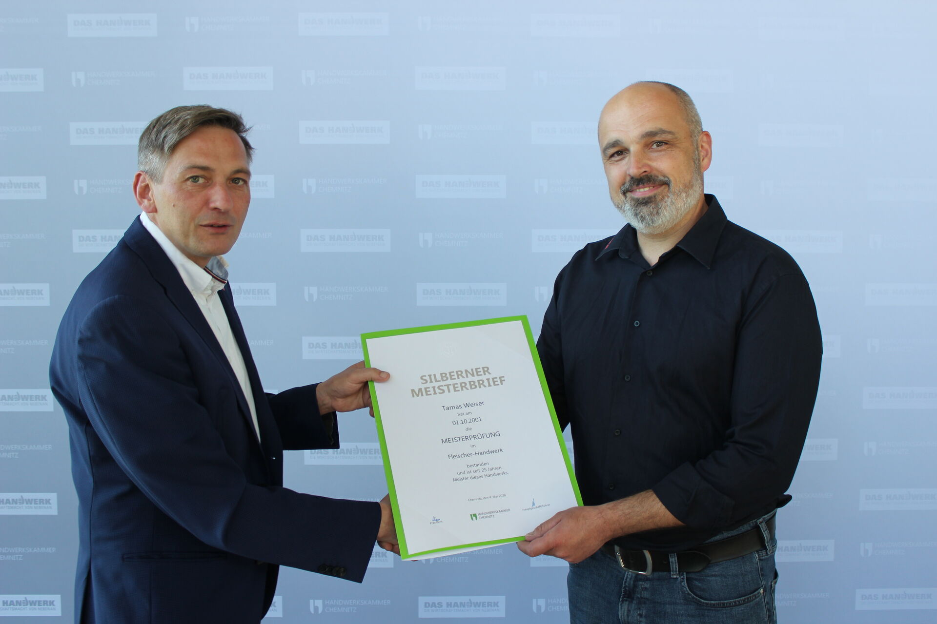 Silberner Meisterbrief