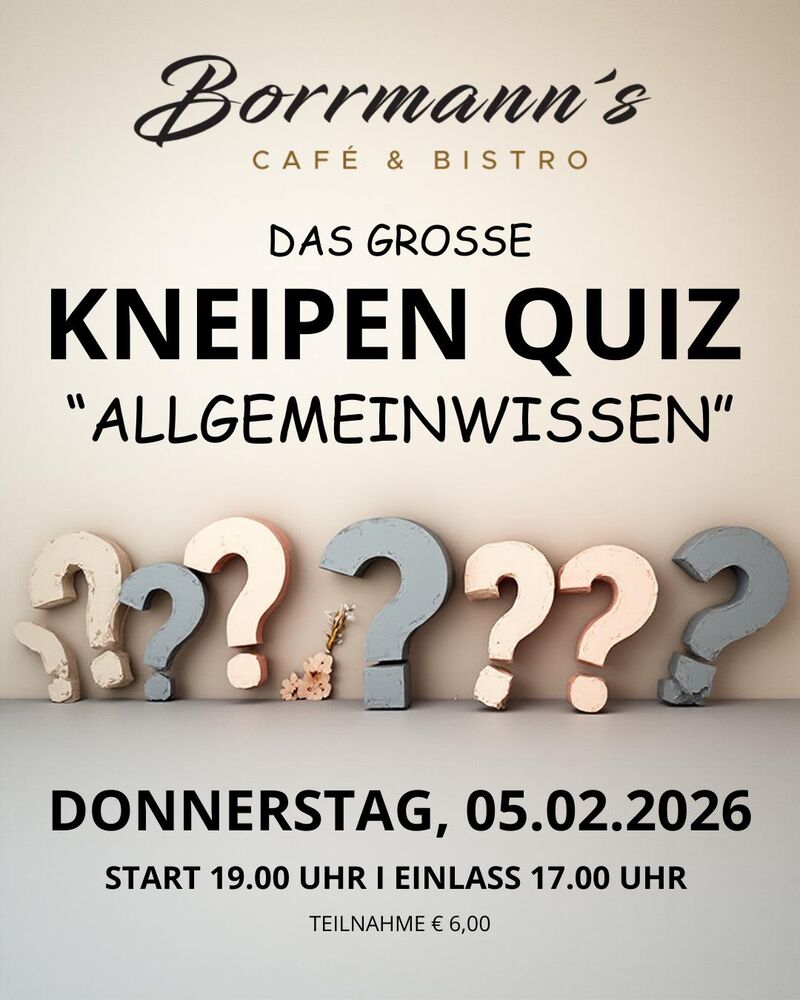 Kneipenquiz 05.02.26