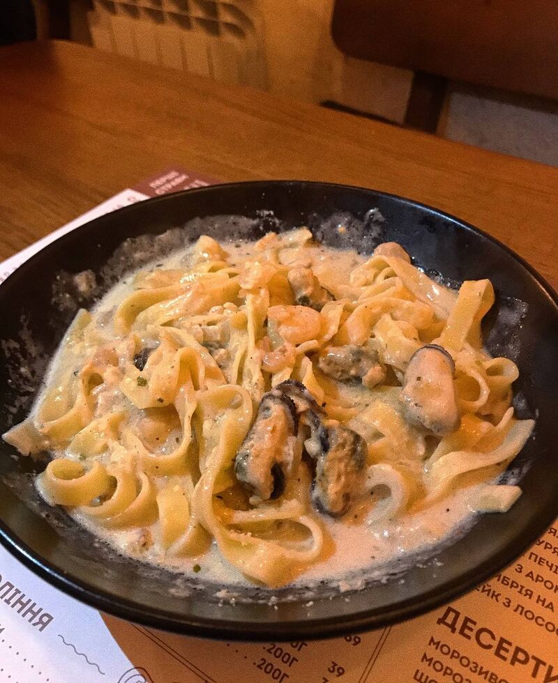 Паста з морепродуктами