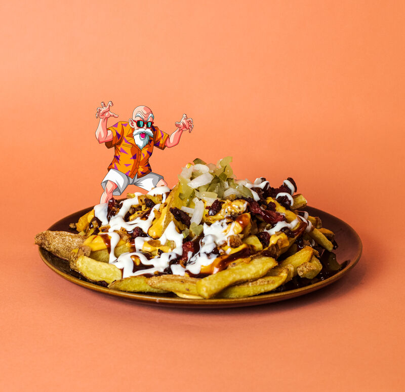 Patatas fritas “Muten Roshi”.