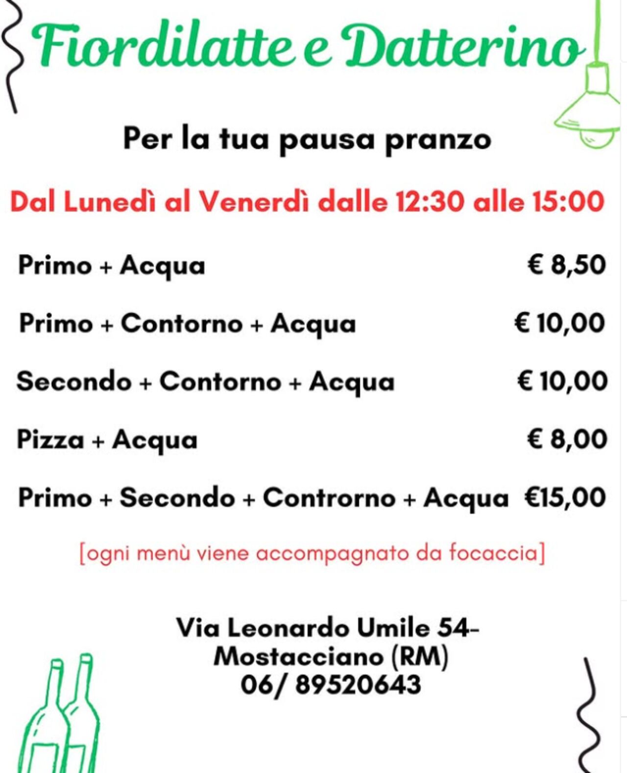 🥗🍕 Vi Aspettiamo per la Vostra Pausa Pranzo! 🍕🥗