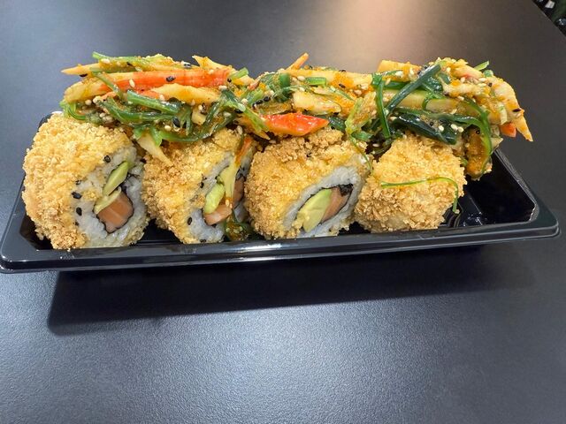 california salmon topping dinamita 