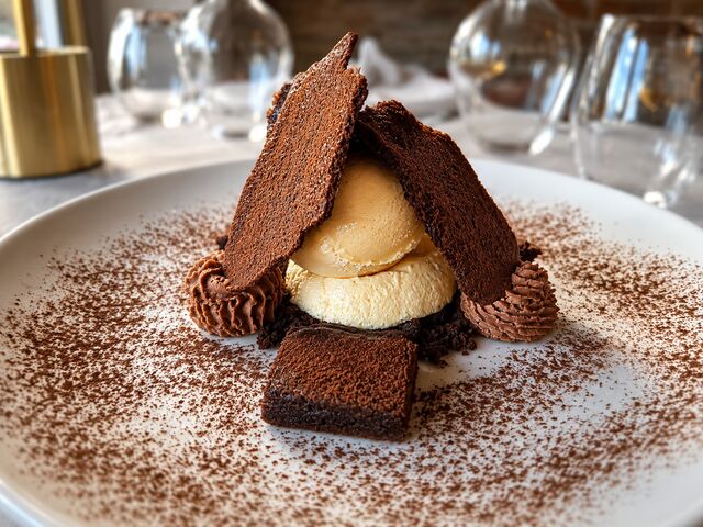 Dessert au chocolat passion