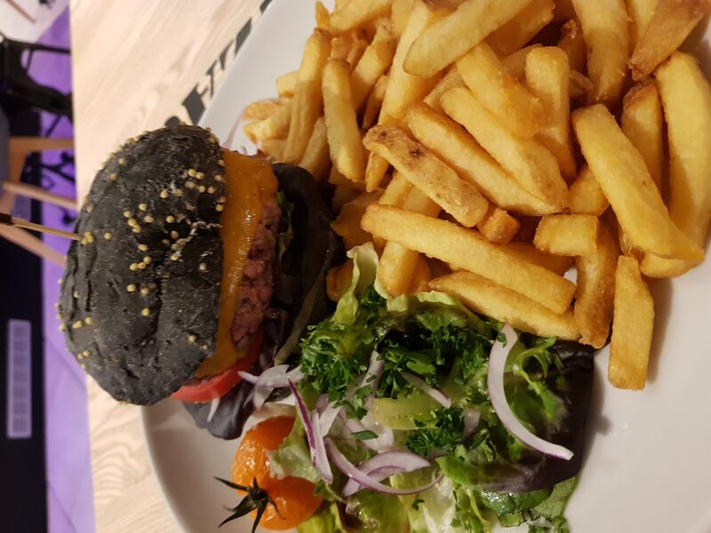 black burger