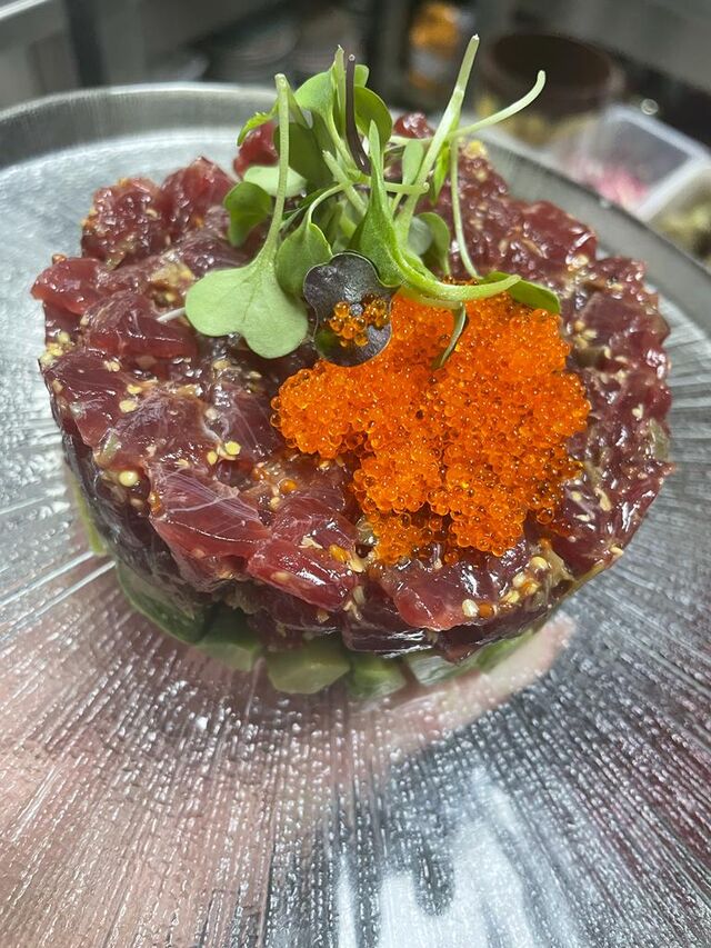 Tartar de atun.