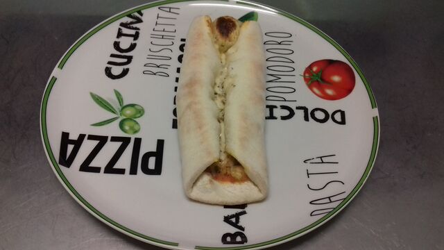 Pizza Rotolo (c'est une pizza roulée)